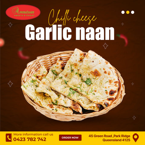 Garlic + Cheese Naan