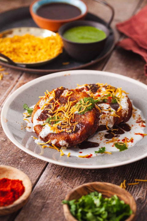 Aloo Tikki Chaat 2 Pc