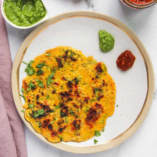 Besan Chilla - Onion Tomato 2 Pc