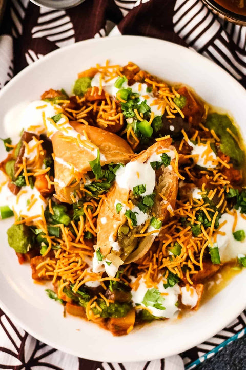 Samosa Chole Chaat 2 Pc