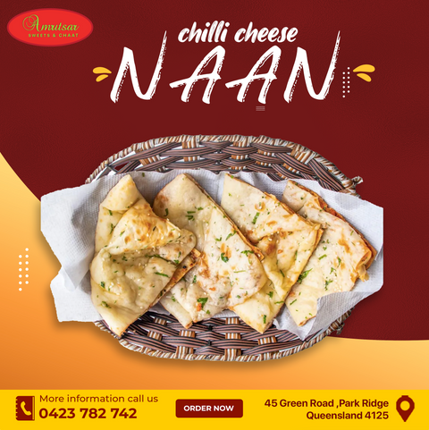 Chilli + Cheese Naan