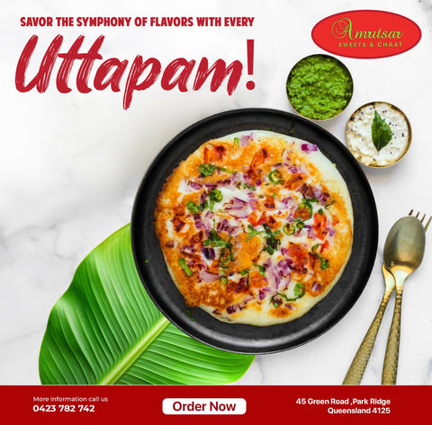 Uttapam - Tomato & Onion