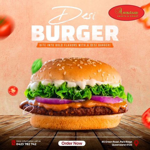 Desi Veg Burger